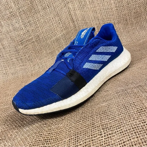 adidas | Shoes | Adidas Running Shoes Walking Blue Sense Boost Go Size |  Poshmark